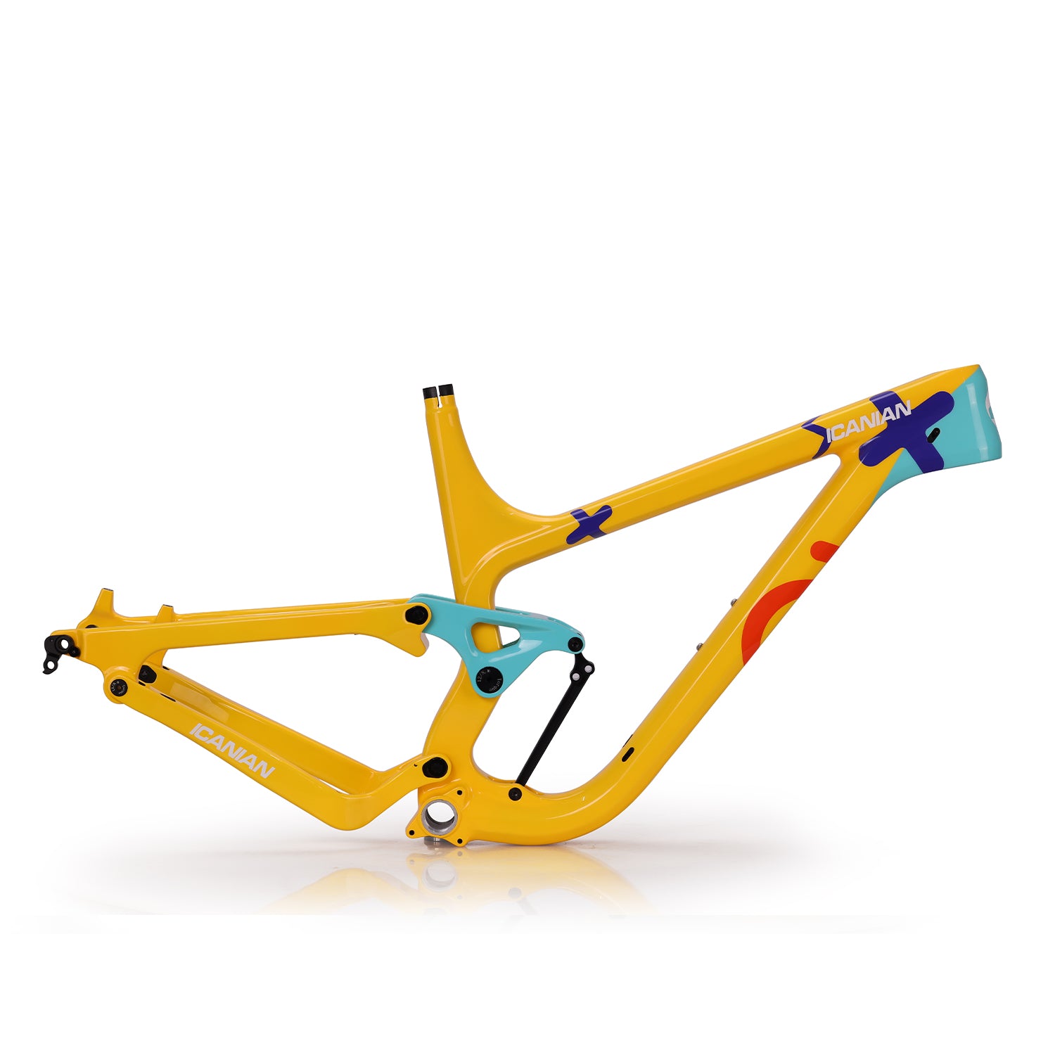 ICAN full suspension enduro mtb frame P9