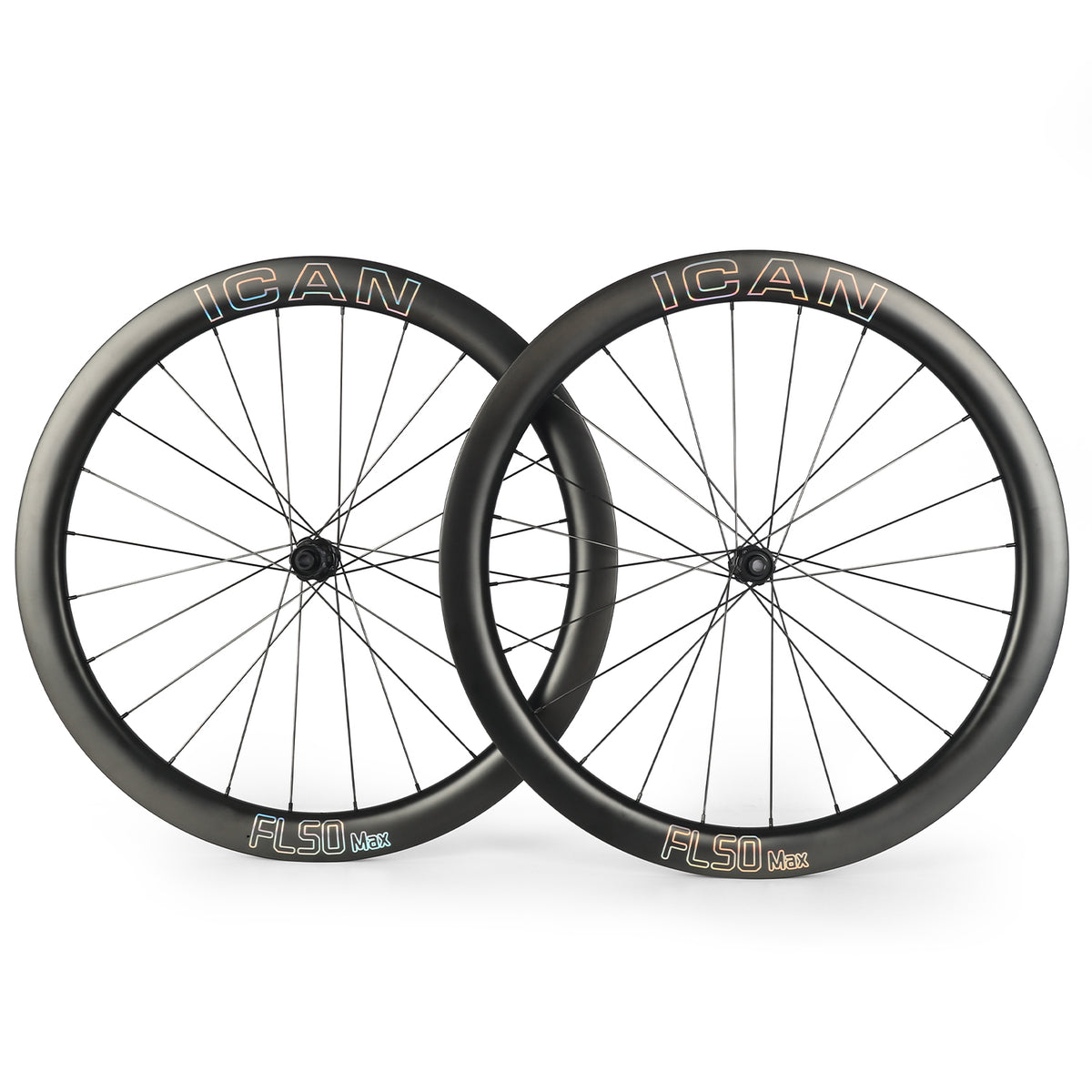 ICAN FL50 Max road bike disc wheels