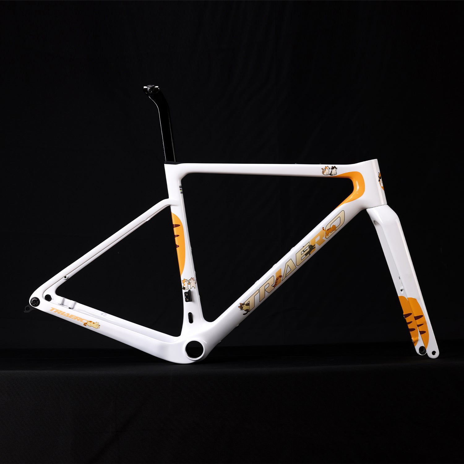 ICAN Graro UCI gravel bike frame without bolts