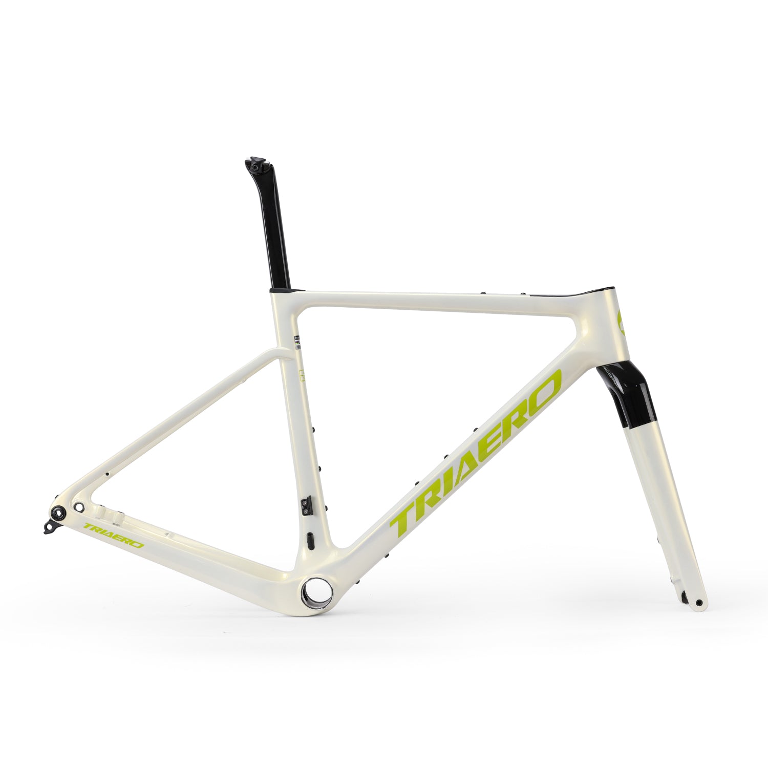 ICAN Graro UCI gravel bike frame without bolts 0mm offset seat post