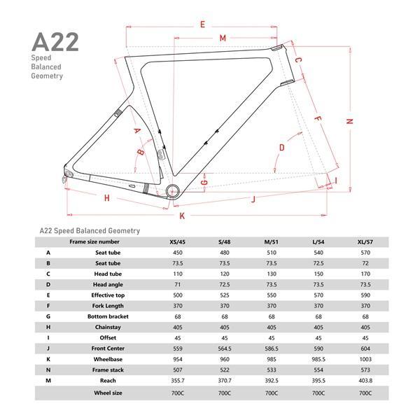 AERO Road Disc Frame A22 EU